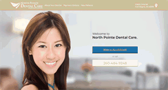 Desktop Screenshot of northpointedentalcarein.com